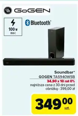 Carrefour Soundbar tas940wsb Gogen oferta