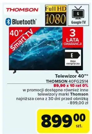 Carrefour Telewizor 40 40fg2s14 Thomson oferta