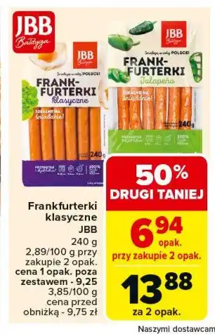 Carrefour Market Frankfurterki jalapeno Jbb bałdyga oferta