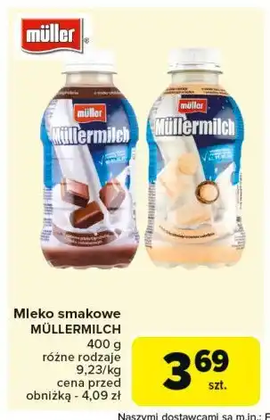 Carrefour Market Napój mleczny czekoladowy Mullermilch oferta