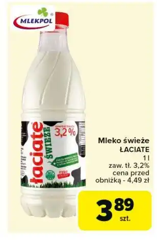 Carrefour Market Mleko 3.2% Łaciate oferta