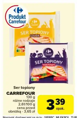 Carrefour Market Ser topiony tostowy Carrefour classic oferta