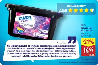 ALDI TANDIL Kapsułki do prania oferta