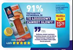 ALDI Łosoś wędzony naturalny Golden seafood oferta