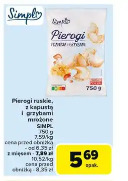 Carrefour Market Pierogi z mięsem Simpl oferta