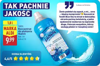 ALDI TANDİL Koncentratdo płukania tkanin oferta