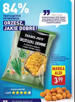 ALDI Orzeszki ziemne z zieloną cebulką Trader joe's oferta