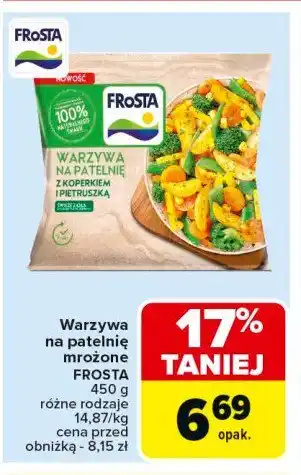 Carrefour Market Warzywa na patelnię z koperkiem i pietruszką Frosta oferta