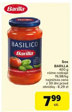 Carrefour Market Sos basilico Barilla oferta