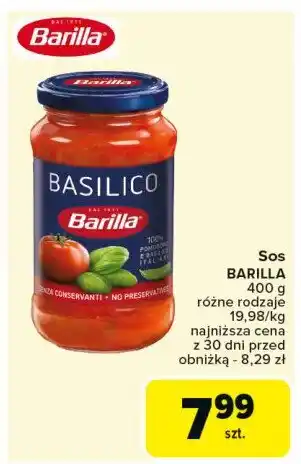 Carrefour Market Sos basilico Barilla oferta