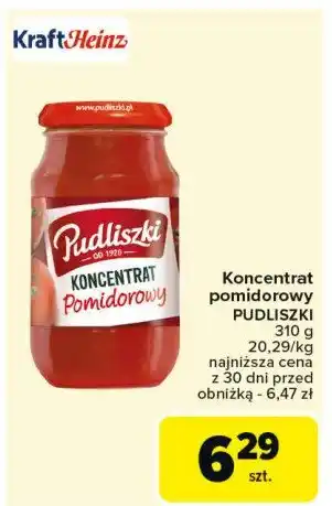 Carrefour Market Koncentrat pomidorowy 30 % Pudliszki oferta