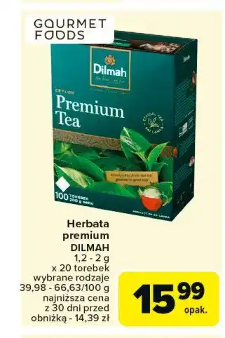 Carrefour Market Herbata Dilmah premium tea oferta