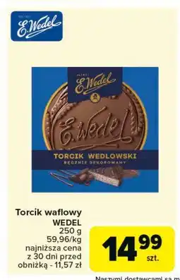 Carrefour Market Torcik waflowy E. wedel torcik wedlowski oferta