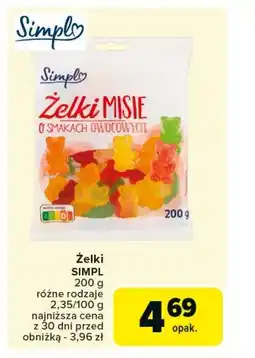 Carrefour Market Żelki misie Simpl oferta