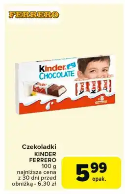 Carrefour Market Czekoladki Kinder chocolate oferta