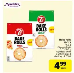 Carrefour Market Bake rolls garlic 7 days bake rolls oferta