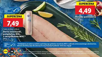 Lidl Targ rybny lidla dorsz atlantycki, polędwica, xxl, oferta