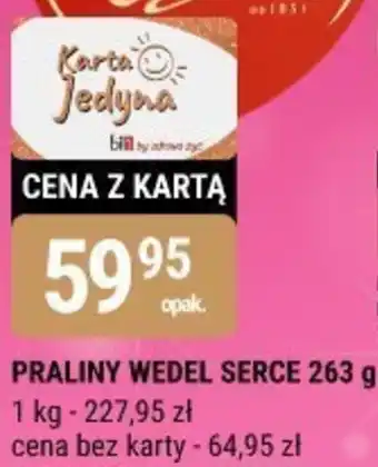 bi1 PRALINY WEDEL SERCE oferta