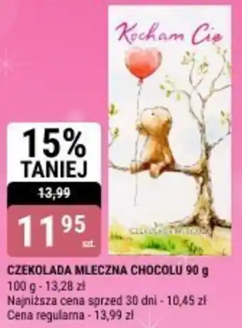 bi1 CZEKOLADA MLECZNA CHOCOLU oferta