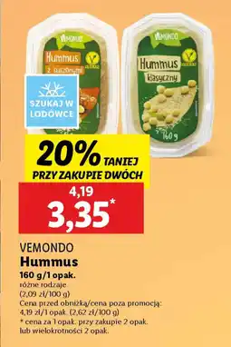 Lidl Vemondo hummus oferta