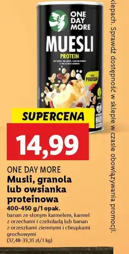 Lidl Musli, granola lub owsianka proteinowa oferta