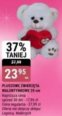 bi1 PLUSZOWE ZWIERZĘTA WALENTYNKOWE 20 cm oferta