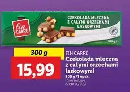 Lidl FIN CARRÉ Czekolada mleczna oferta