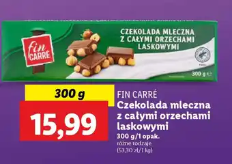 Lidl FIN CARRÉ Czekolada mleczna oferta