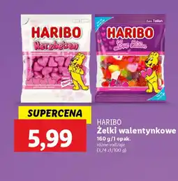 Lidl HARIBO Żelki walentynkowe oferta