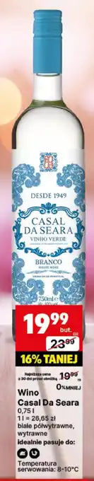 Delikatesy Centrum Wino wytrawne Casal da Seara oferta