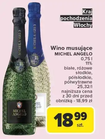 Carrefour Wino musujące Michel Angelo oferta