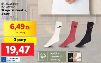 Lidl Skarpety damskie Esmara oferta