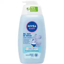 Carrefour Nivea Baby Żel 2w1 do mycia ciała i włosów 500ml oferta