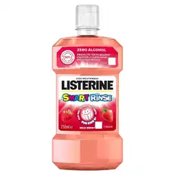 Carrefour Listerine Smart Rinse Mild Berry Płyn do płukania jamy ustnej 250 ml oferta