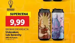 Lidl BROWAR BROKREACJA Unbroken lub Serenity oferta