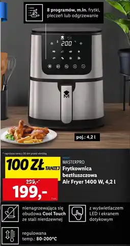 Lidl Frytkownica Masterpro oferta