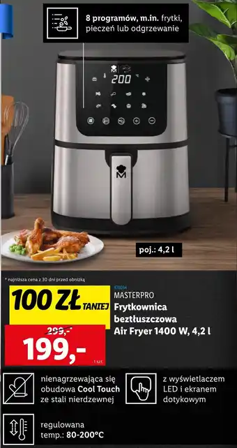 Lidl Frytkownica Masterpro oferta