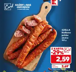 Kaufland Kiełbasa Gzella oferta