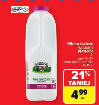 Carrefour Mleko bez laktozy Piątnica oferta