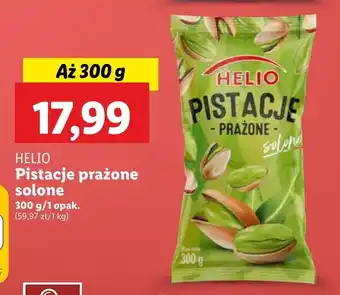 Lidl Pistacje prażone Helio oferta