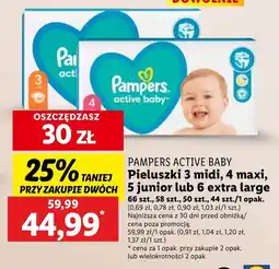 Lidl Pieluchy Pampers oferta