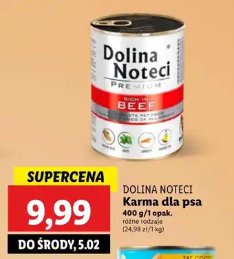 Lidl Karma dla psa Dolina Noteci oferta