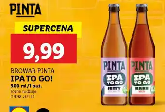 Lidl Browar pinta ipa to go! oferta