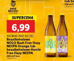 Lidl Bezalkoholowe nolo bash free hazy neipa orange oferta