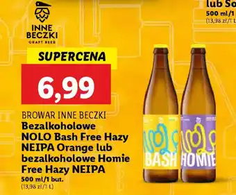 Lidl Bezalkoholowe nolo bash free hazy neipa orange oferta