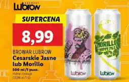 Lidl BROWAR LUBROW Cesarskie Jasne lub Morillo oferta