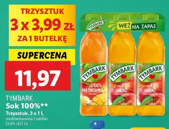 Lidl TYMBARK Sok 100% oferta