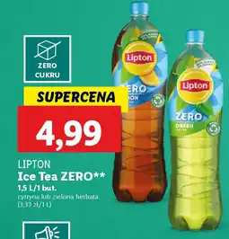 Lidl LIPTON Ice Tea ZERO oferta