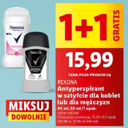 Lidl REXONA Antyperspirant w sztyfcie oferta