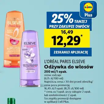 Lidl L'ORÉAL PARIS ELSEVE Odżywka do włosów oferta